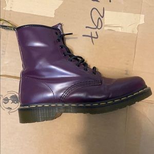 Purple doc martens